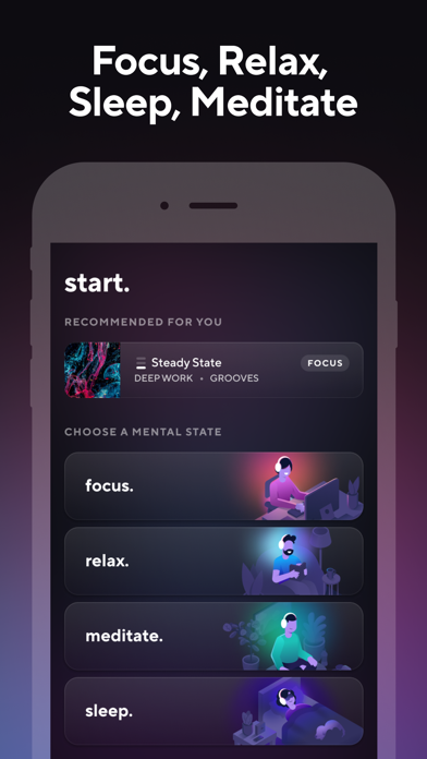 Brain.fm app screenshot