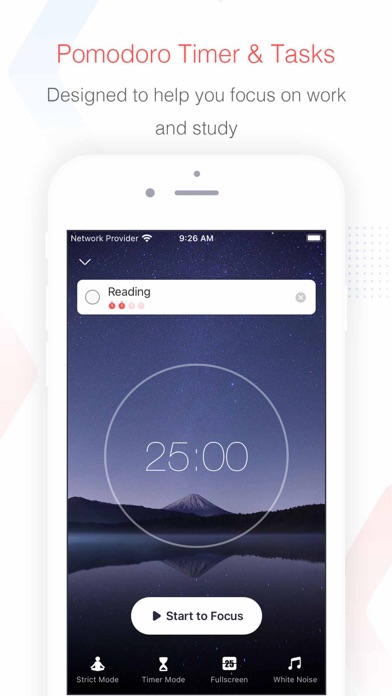 Focus To-Do app screenshot