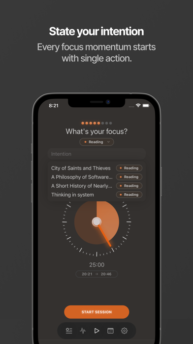 Session app screenshot